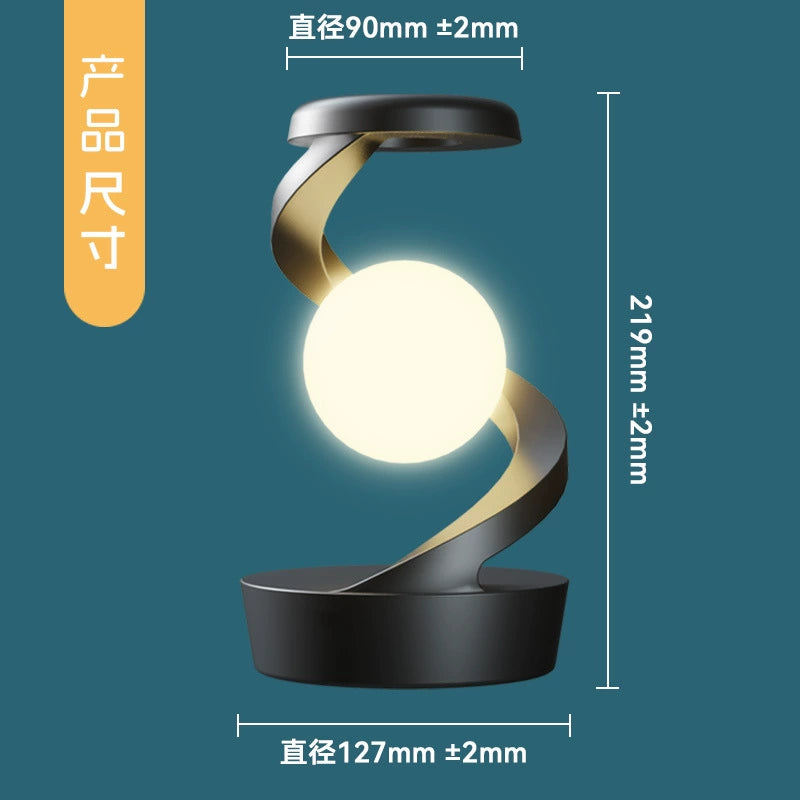 3D Levitating Ball Lamp with Wireless Phone Charger